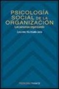 Psicologia social de la organizacion
