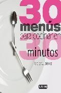 30 menus para cocina en 30 mto 