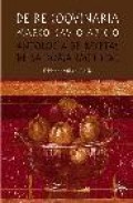 De re coquinaria: antologia de recetas de la roma imperial