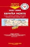 Espa&Ntilde;a norte 2007-2008: mapa de carreteras (1:400000)