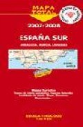 Espa&ntilde;a sur 2007-2008: mapa de carreteras (1:400000)