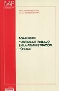 Analisis de puestos de trabajo en la administracion publica 