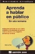 Aprenda a hablar en publico