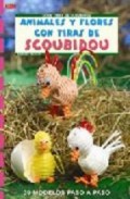 Animales y flores con tiras de scoubidou