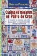 Casitas en miniatura en punto de cruz
