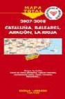 Cataluña, baleares, aragon, la rioja 2007-2008: mapa de carretera s (1:400000)
