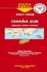 España sur 2007-2008: mapa de carreteras (1:400000)