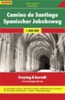 Camino de santiago, mapa de carreteras (1:400000)(freytag & bernd t)