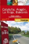 Mapa de carreteras (1:340000): cataluña, aragon, la rioja y balea res (desplegable)