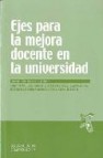 Ejes para la mejora docente en la universidad 