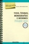 Tesis, tesinas, monografias e informes 