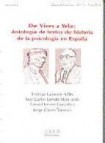 De vives a yela: antologia de textos de historia de la psicologia en espaã‘a