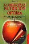 La biblia de la nutricion optima