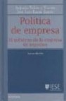 Politica de empresa: gobierno de la empresa de negocios (6âª ed.)